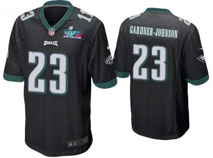 Men & Women & Youth Philadelphia Eagles #23 C.J. Gardner-Johnson Limited Black Super Bowl LVII Vapor Jersey,We sell and wholesale Men & Women & Youth Philadelphia Eagles #23 C.J. Gardner-Johnson Limited Black Super Bowl LVII Vapor Jersey on line form chian!